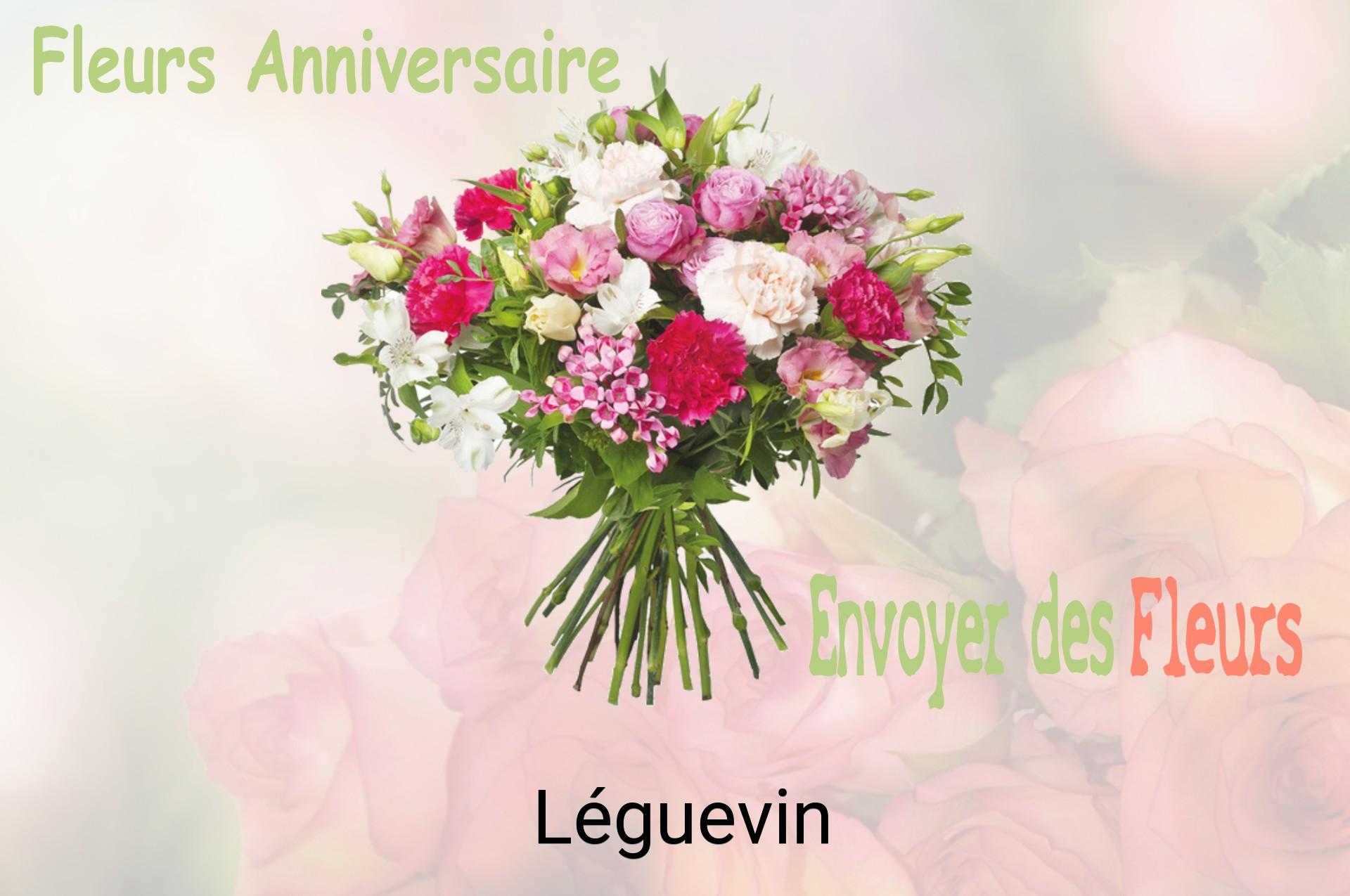 Bouquet de fleurs d’anniversaire livré à Léguevin