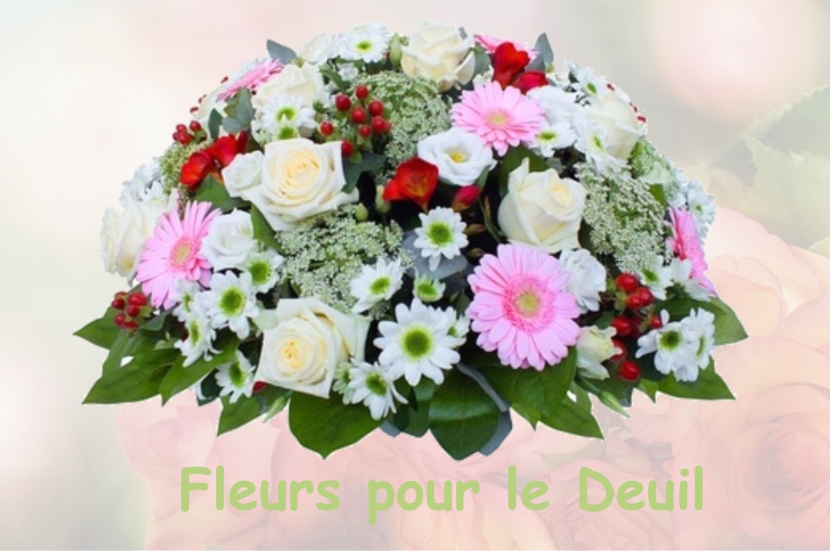 fleurs deuil LEGUEVIN